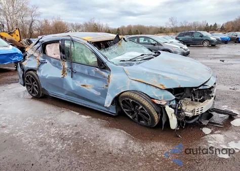 2018 Honda Civic Sport из США, поврежденный, VIN SHHFK7G42JU202698